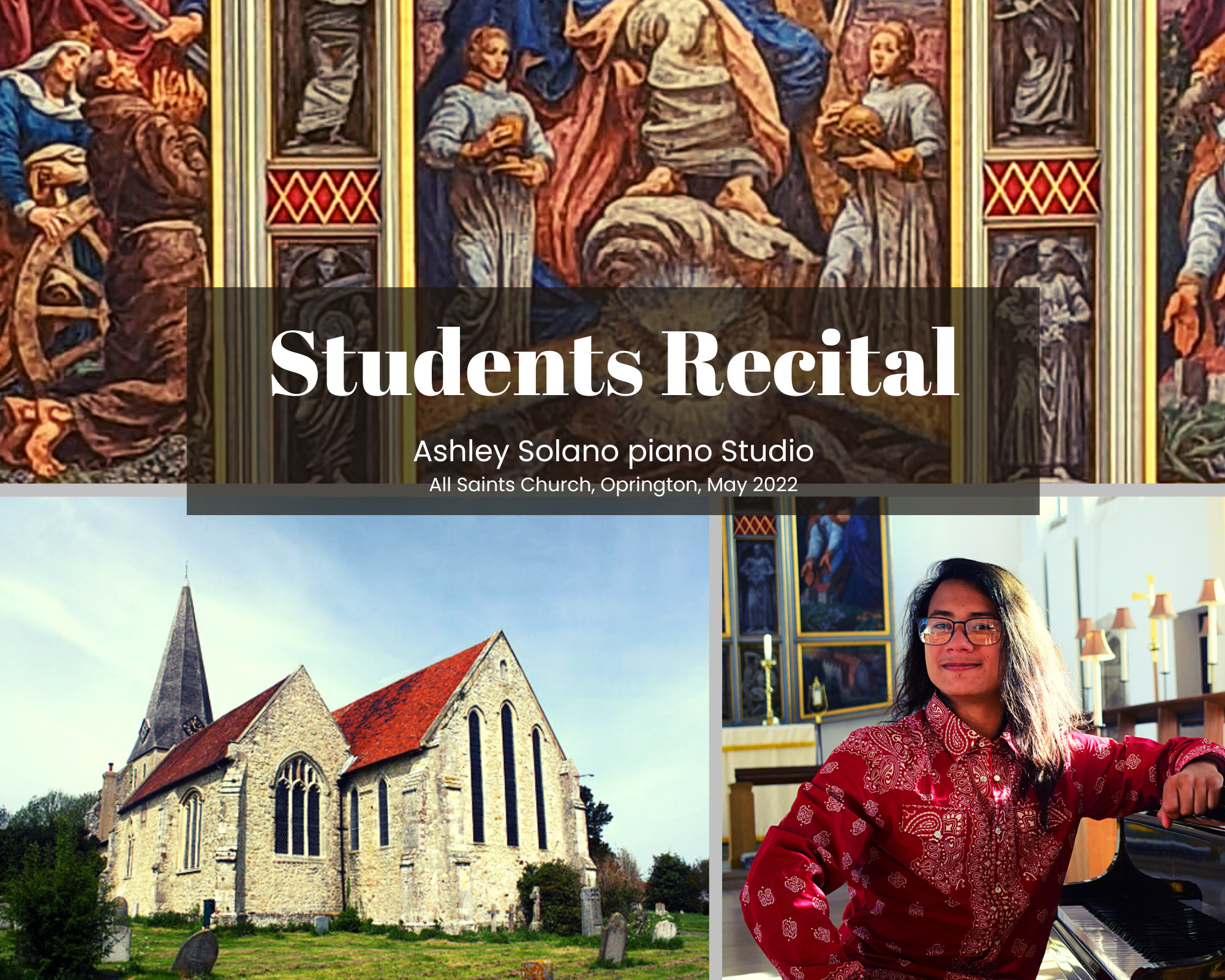May 2022 – Student’s Recital – All Saints Church